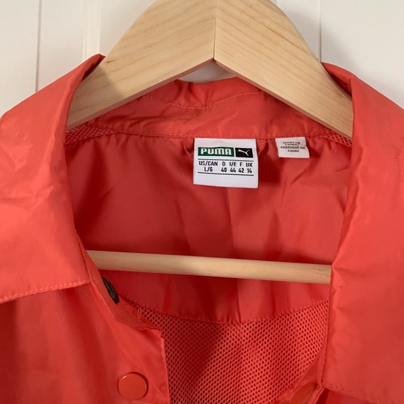 Salmon Puma Windbreaker - Picture 3 of 3